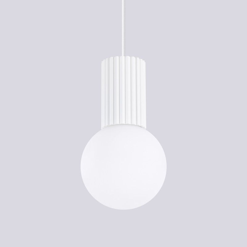 NOWOŚĆ Lampa wisząca HALO 1 białaSL.1709 Sollux
