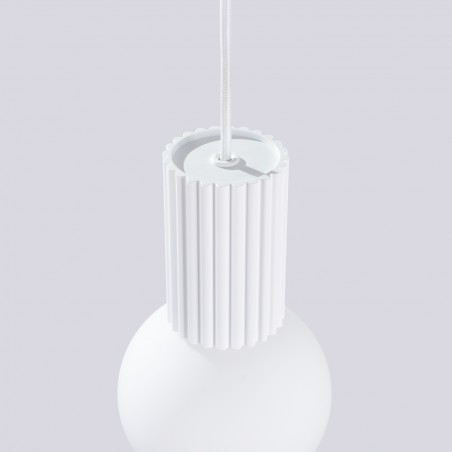 NOWOŚĆ Lampa wisząca HALO 1 białaSL.1709 Sollux