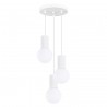 NOWOŚĆ Lampa wisząca HALO 3P białaSL.1710 Sollux