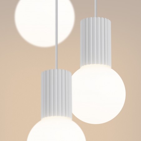 NOWOŚĆ Lampa wisząca HALO 3P białaSL.1710 Sollux