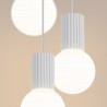 NOWOŚĆ Lampa wisząca HALO 3P białaSL.1710 Sollux