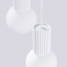 NOWOŚĆ Lampa wisząca HALO 3P białaSL.1710 Sollux