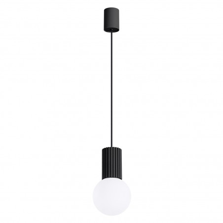 NOWOŚĆ Lampa wisząca HALO 1 czarnaSL.1714 Sollux