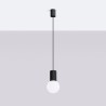 NOWOŚĆ Lampa wisząca HALO 1 czarnaSL.1714 Sollux