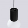 NOWOŚĆ Lampa wisząca HALO 1 czarnaSL.1714 Sollux
