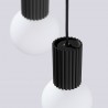 NOWOŚĆ Lampa wisząca HALO 3P czarnaSL.1715 Sollux