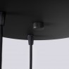 NOWOŚĆ Lampa wisząca HALO 3P czarnaSL.1715 Sollux
