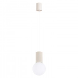 NOWOŚĆ Lampa wisząca HALO 1 beżowaSL.1719 Sollux