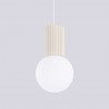 NOWOŚĆ Lampa wisząca HALO 1 beżowaSL.1719 Sollux