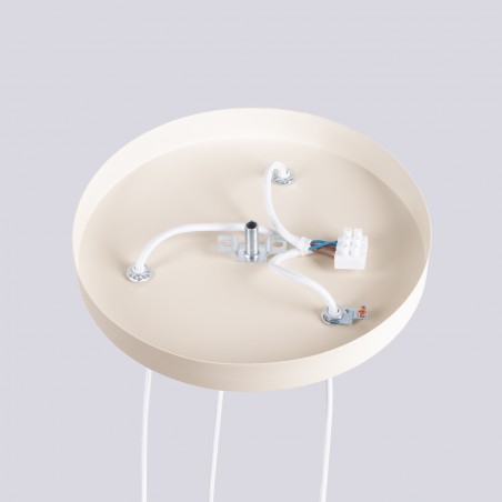 NOWOŚĆ Lampa wisząca HALO 3P beżowaSL.1720 Sollux