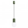 NOWOŚĆ Lampa wisząca HALO 1 zielona oliwkaSL.1724 Sollux