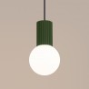 NOWOŚĆ Lampa wisząca HALO 1 zielona oliwkaSL.1724 Sollux
