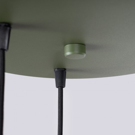 NOWOŚĆ Lampa wisząca HALO 3P zielona oliwkaSL.1725 Sollux