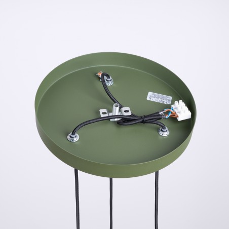 NOWOŚĆ Lampa wisząca HALO 3P zielona oliwkaSL.1725 Sollux