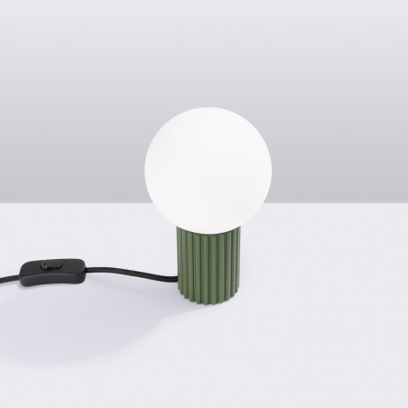 NOWOŚĆ Lampa biurkowa HALO zielona oliwkaSL.1726 Sollux