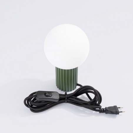 NOWOŚĆ Lampa biurkowa HALO zielona oliwkaSL.1726 Sollux