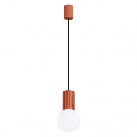 NOWOŚĆ Lampa wisząca HALO 1 ochra czerwonaSL.1729 Sollux