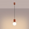NOWOŚĆ Lampa wisząca HALO 1 ochra czerwonaSL.1729 Sollux