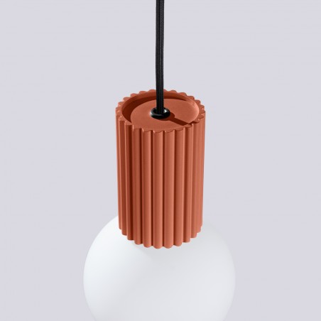 NOWOŚĆ Lampa wisząca HALO 1 ochra czerwonaSL.1729 Sollux