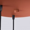 NOWOŚĆ Lampa wisząca HALO 3P ochra czerwonaSL.1730 Sollux