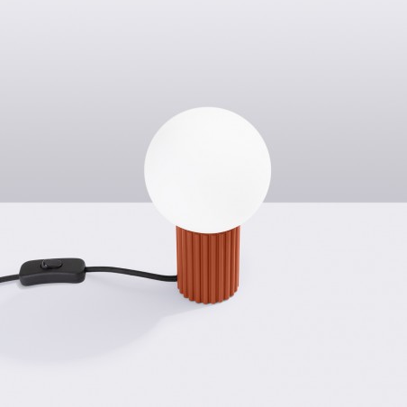 NOWOŚĆ Lampa biurkowa HALO ochra czerwonaSL.1731 Sollux
