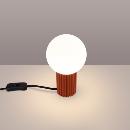 NOWOŚĆ Lampa biurkowa HALO ochra czerwonaSL.1731 Sollux