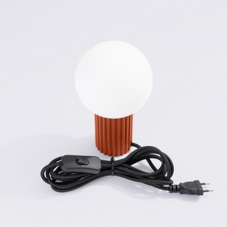 NOWOŚĆ Lampa biurkowa HALO ochra czerwonaSL.1731 Sollux