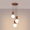 NOWOŚĆ Lampa wisząca HALO 3P moccaSL.1735 Sollux