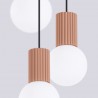 NOWOŚĆ Lampa wisząca HALO 3P moccaSL.1735 Sollux