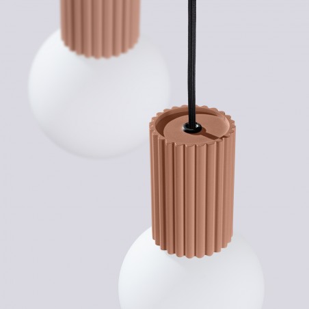 NOWOŚĆ Lampa wisząca HALO 3P moccaSL.1735 Sollux