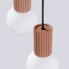 NOWOŚĆ Lampa wisząca HALO 3P moccaSL.1735 Sollux