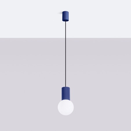 NOWOŚĆ Lampa wisząca HALO 1 ultramarynaSL.1739 Sollux