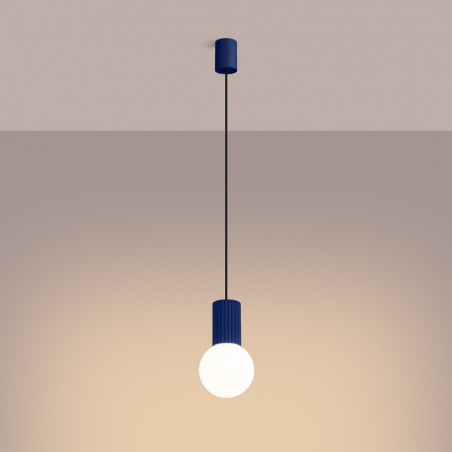 NOWOŚĆ Lampa wisząca HALO 1 ultramarynaSL.1739 Sollux