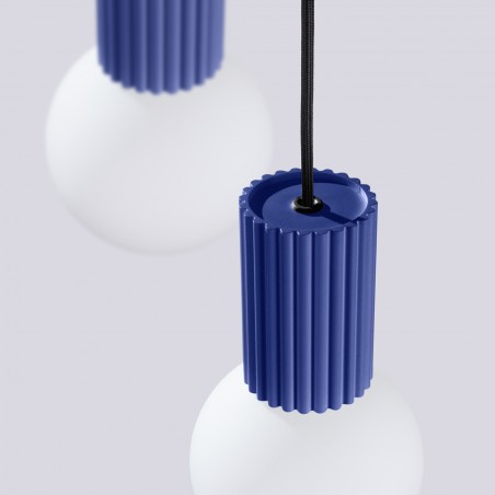 NOWOŚĆ Lampa wisząca HALO 3P ultramarynaSL.1740 Sollux
