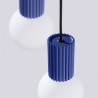 NOWOŚĆ Lampa wisząca HALO 3P ultramarynaSL.1740 Sollux