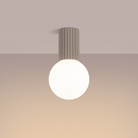 NOWOŚĆ Plafon HALO taupe IP44SL.1743 Sollux