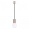 NOWOŚĆ Lampa wisząca HALO 1 taupeSL.1744 Sollux