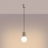 NOWOŚĆ Lampa wisząca HALO 1 taupeSL.1744 Sollux