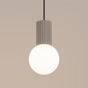 NOWOŚĆ Lampa wisząca HALO 1 taupeSL.1744 Sollux