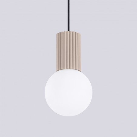 NOWOŚĆ Lampa wisząca HALO 1 taupeSL.1744 Sollux