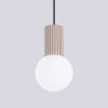 NOWOŚĆ Lampa wisząca HALO 1 taupeSL.1744 Sollux
