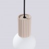 NOWOŚĆ Lampa wisząca HALO 1 taupeSL.1744 Sollux