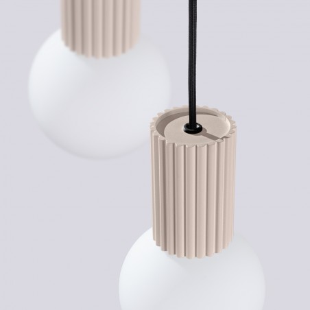 NOWOŚĆ Lampa wisząca HALO 3P taupeSL.1745 Sollux