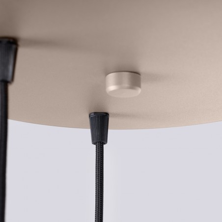 NOWOŚĆ Lampa wisząca HALO 3P taupeSL.1745 Sollux