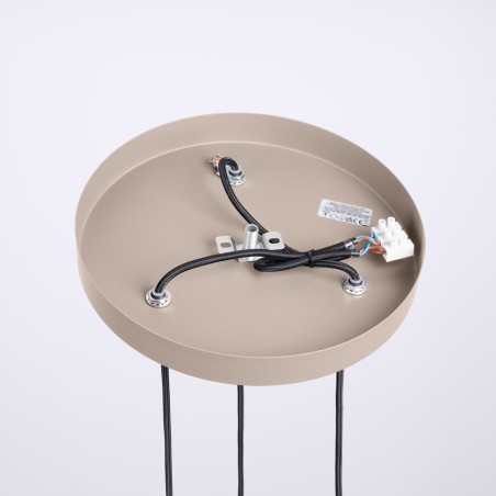 NOWOŚĆ Lampa wisząca HALO 3P taupeSL.1745 Sollux