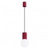 NOWOŚĆ Lampa wisząca HALO 1 burgundSL.1749 Sollux
