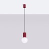 NOWOŚĆ Lampa wisząca HALO 1 burgundSL.1749 Sollux