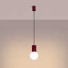 NOWOŚĆ Lampa wisząca HALO 1 burgundSL.1749 Sollux