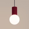 NOWOŚĆ Lampa wisząca HALO 1 burgundSL.1749 Sollux