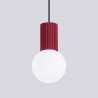 NOWOŚĆ Lampa wisząca HALO 1 burgundSL.1749 Sollux